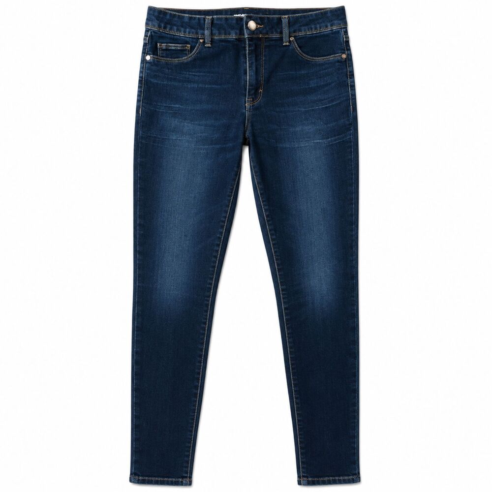Jordache Women's Super Skinny Jeans 29x30 Blue Stretch Denim Medium Rise